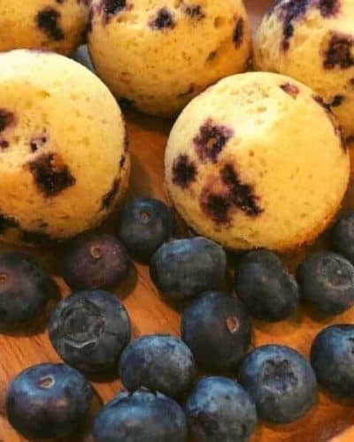 Air Fryer Blueberry Muffin Bites