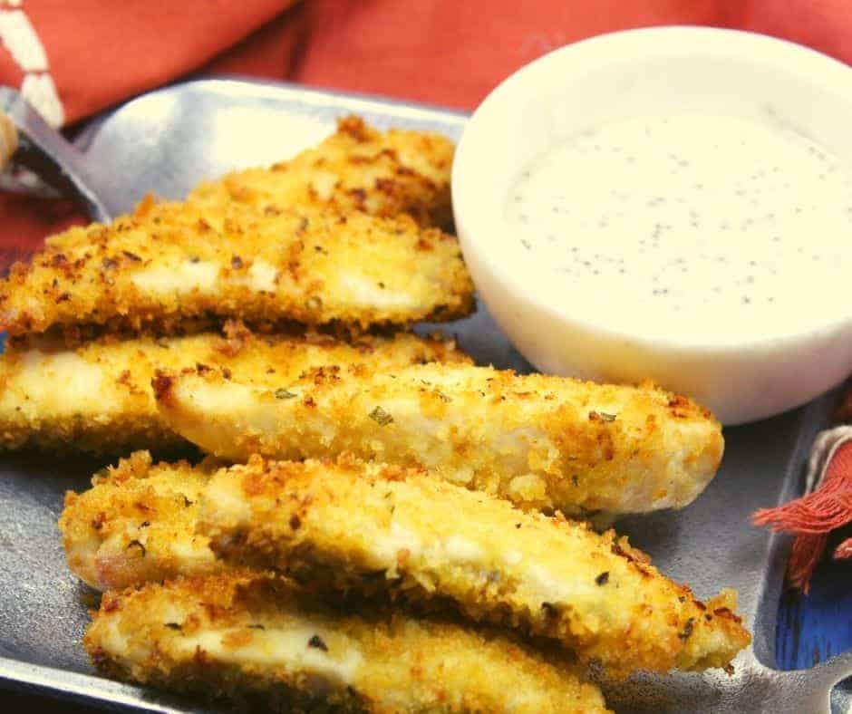 Air Fryer Garlic Parmesan Chicken Tenders