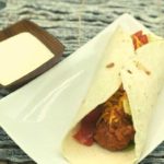 Air Fryer Easy Buffalo Chicken Wrap