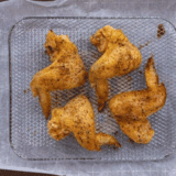 These Copycat Domino’s Plain Wings are crispy on the outside, juicy on the inside, and packed with savory flavor—no sauce needed! Made right in the air fryer or oven, they’re the perfect protein-packed snack or appetizer for game day, dinner, or anytime you’re craving wings without the mess.