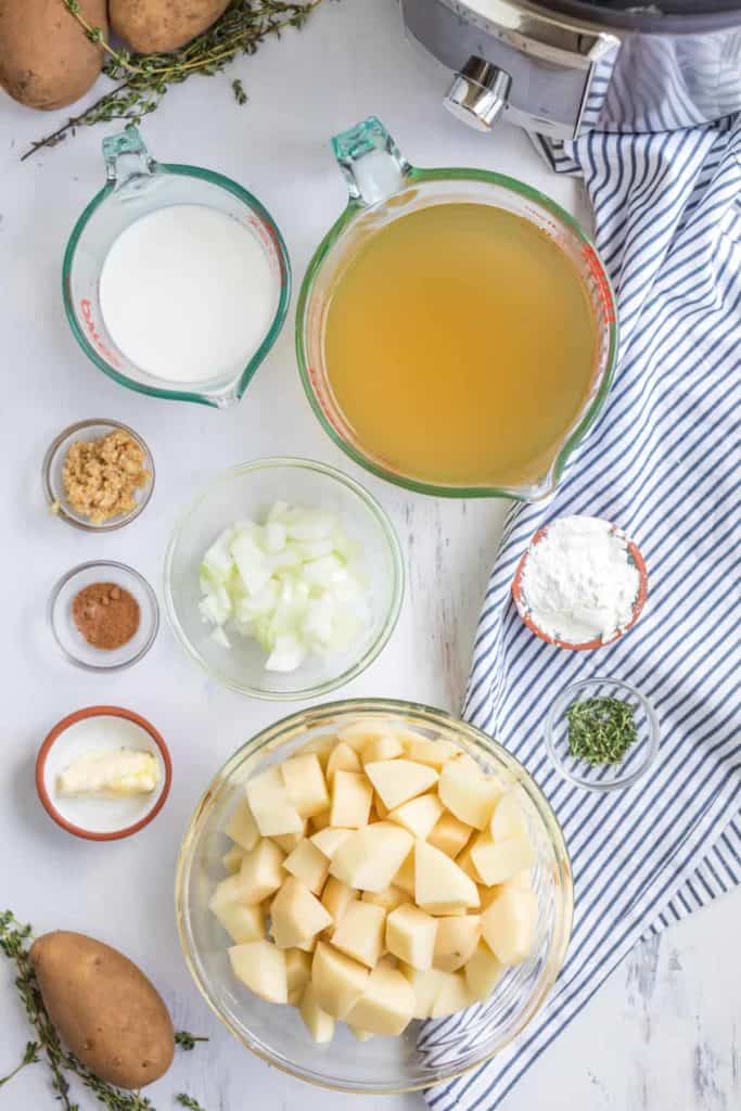 Ingredients Needed For Instant Pot Potato Soup