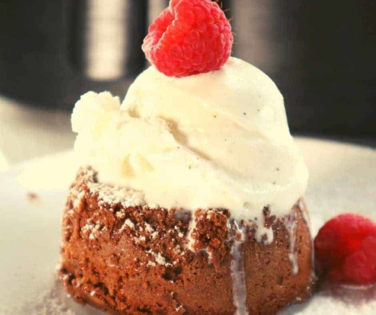 Air Fryer Copycat Chili's Molten Lava Cake