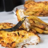 LEAVE A REVIEW Air Fryer Coconut Crusted Tilapia Air Fryer Coconut Crusted Tilapia — A crispy, flavorful crust makes this Tilapia recipe perfect. The secret is in the air fryer!