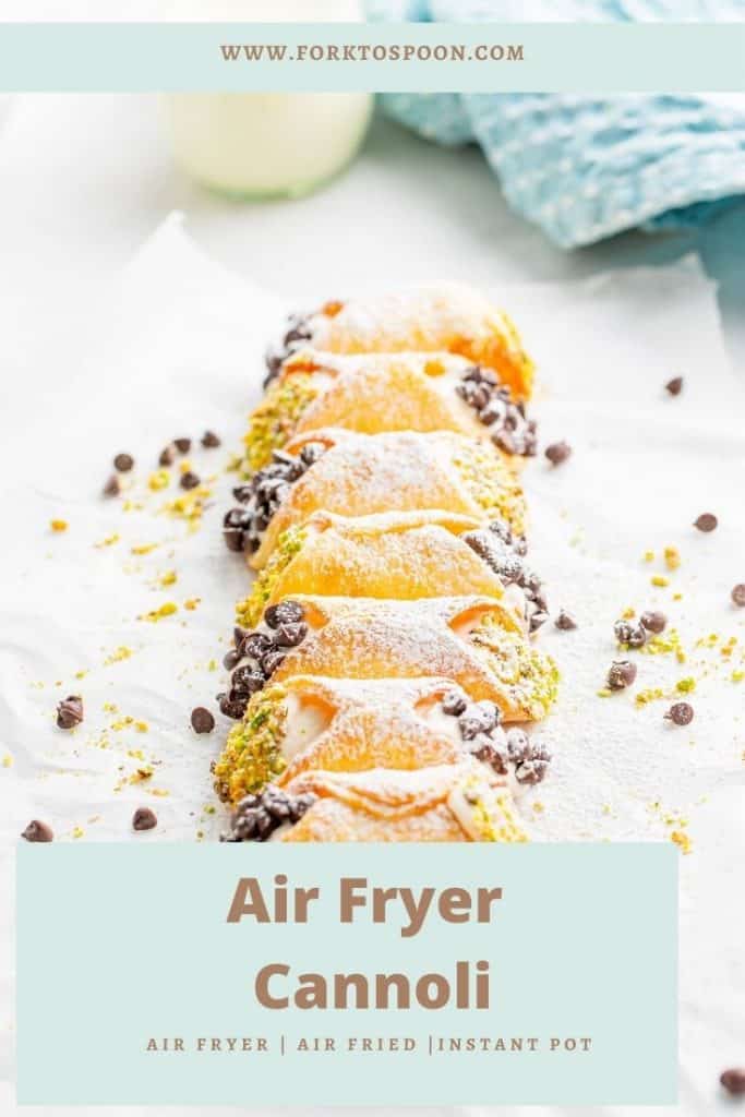 Air Fryer Cannoli
