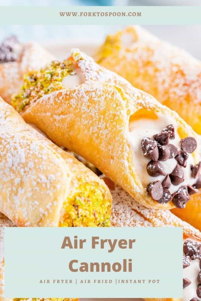 Air Fryer Cannoli