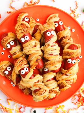 Air Fryer Mummy Hot Dogs
