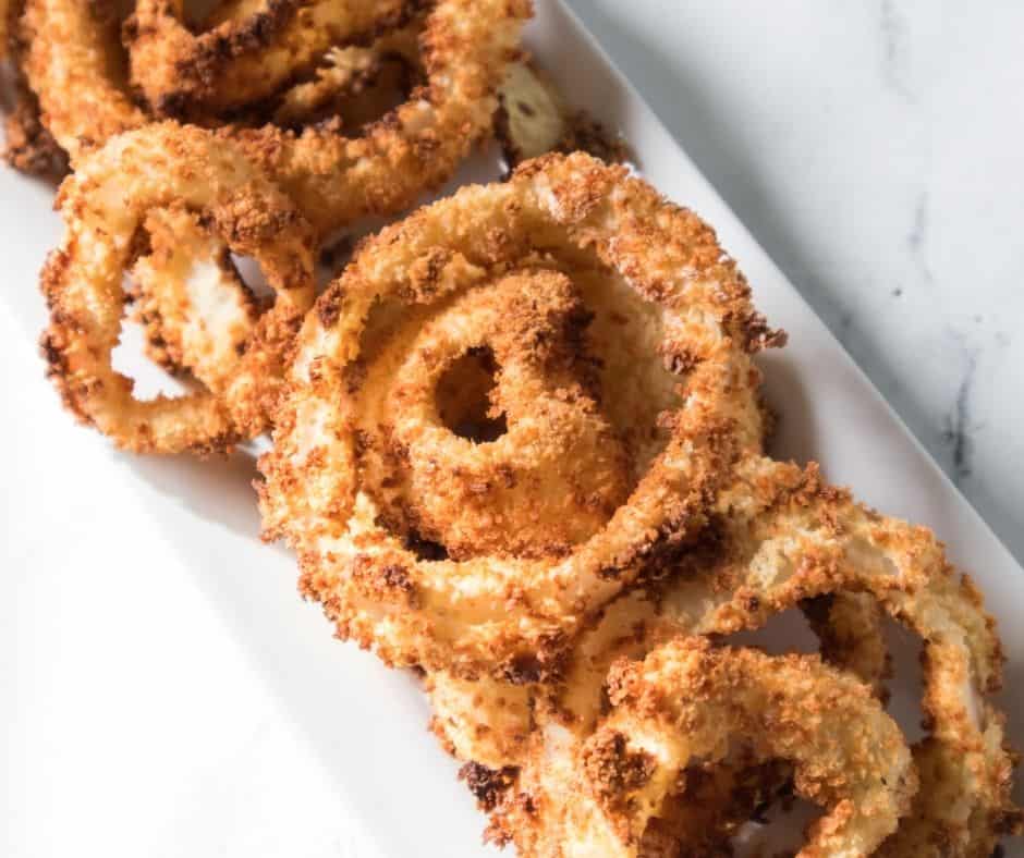 Air Fryer Frozen Onion Rings - Fork To Spoon, Recipe