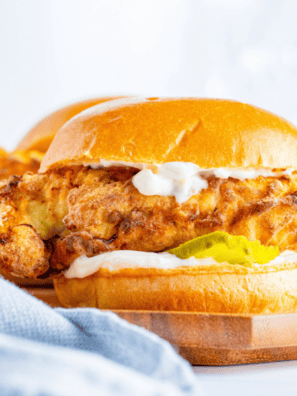 Air Fryer Popeyes Chicken Sandwich (Copycat)
