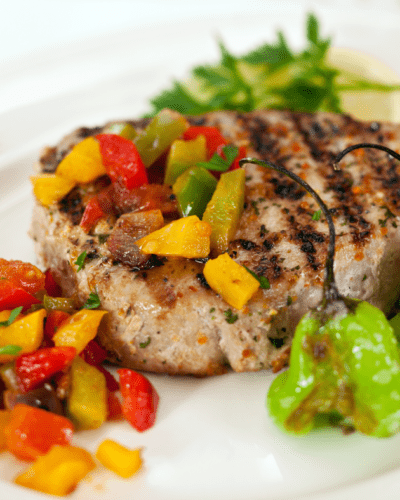 Air Fryer Tuna Steaks