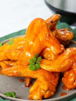 Air Fryer Copycat Buffalo Wild Wings General Tso Wings - Fork To Spoon