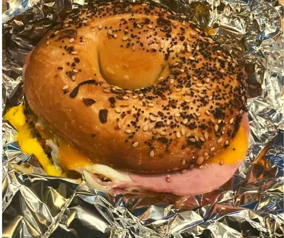 Air Fryer Fried Egg Sandwich Fork To Spoon