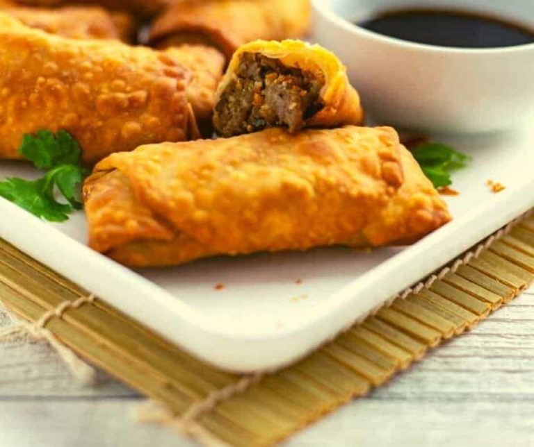 Air Fryer Lumpia Fork To Spoon