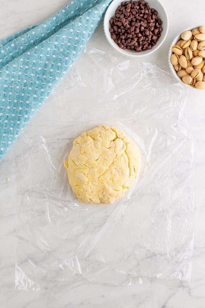 dough to make air fried cannoli