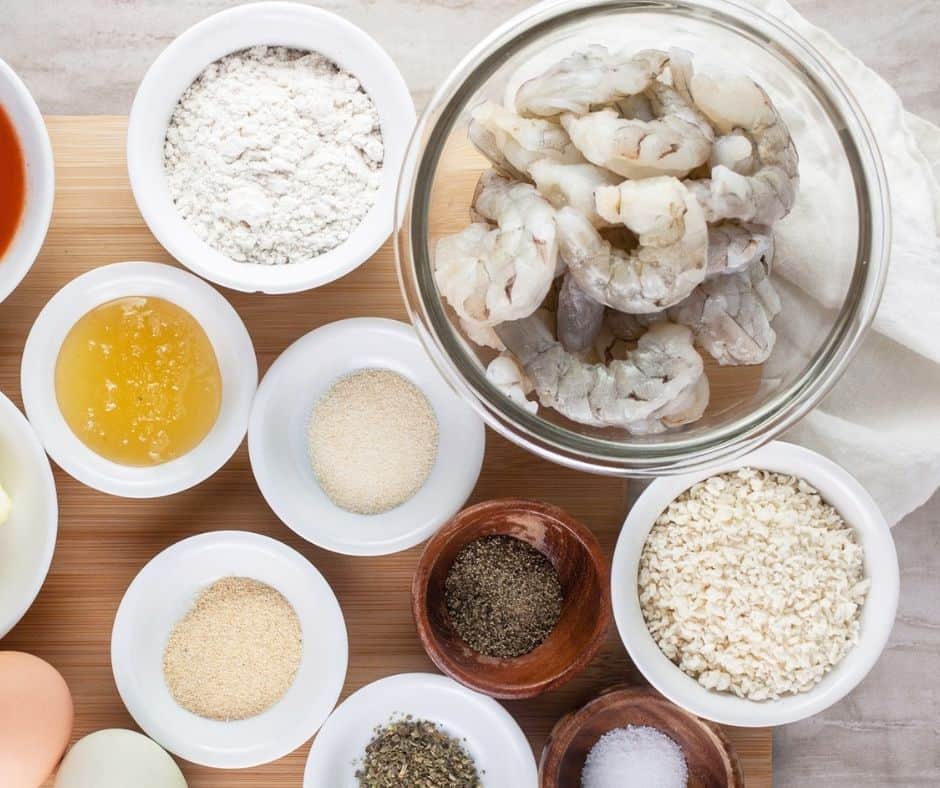 Ingredients Needed For Air Fryer Crispy Shrimp