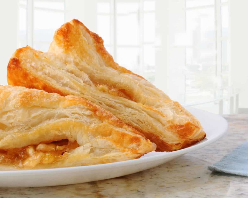 Air Fryer Frozen Fruit Puff Pastries Turnovers  