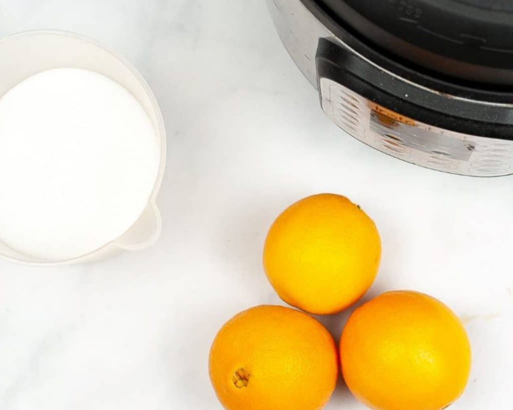 Ingredients Needed For Instant Pot Orange Marmalade
