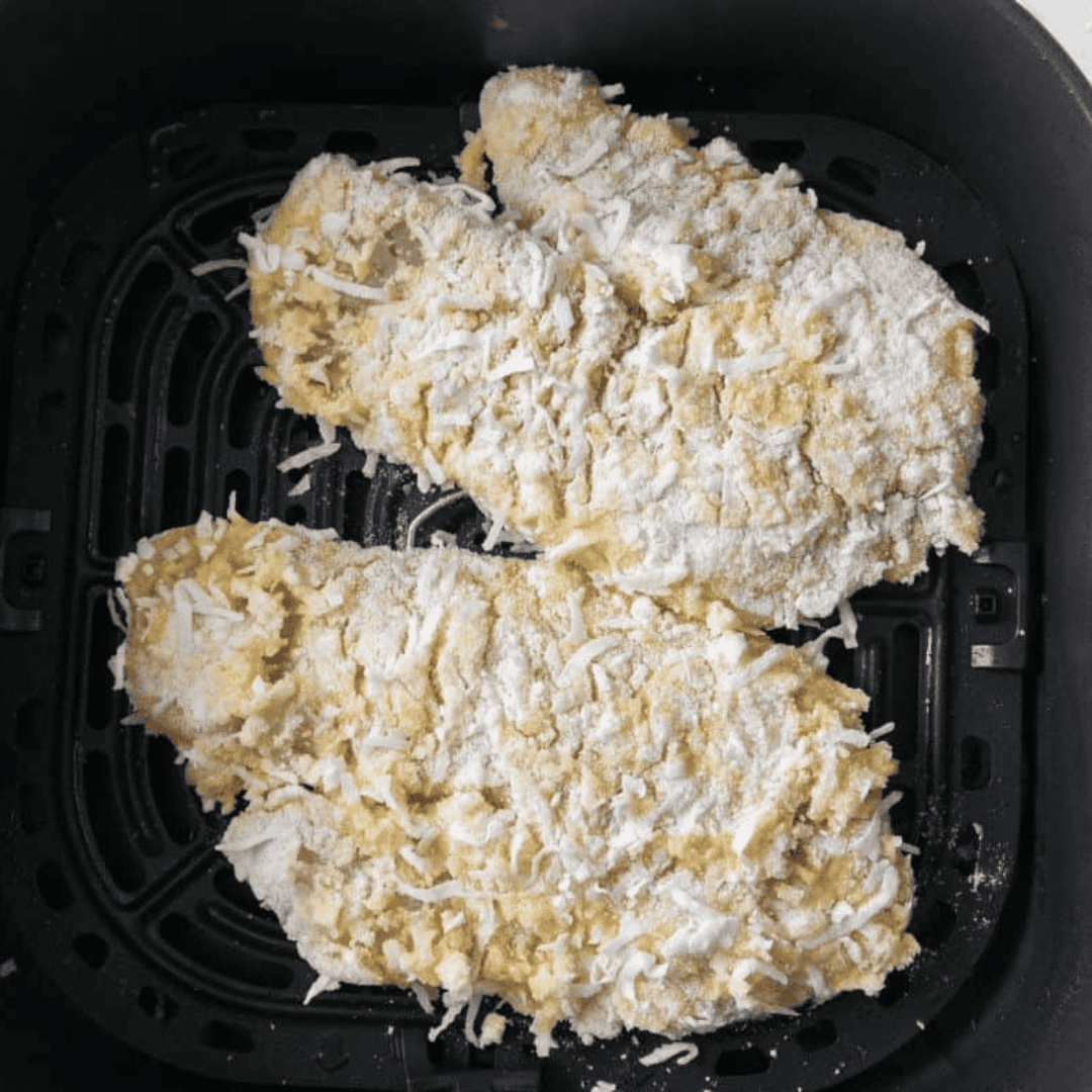 air fryer coconut crusted tilapia 