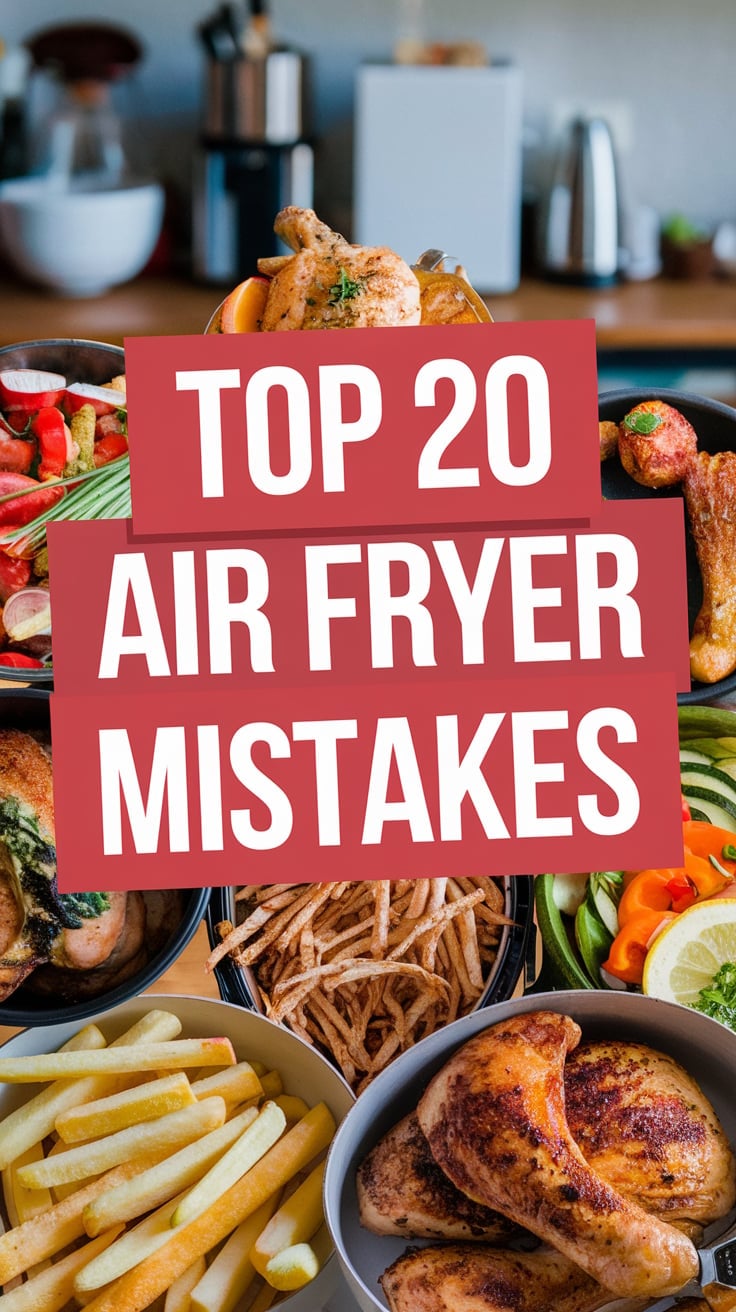 Top air fryer mistakes to avoid for perfect cooking.