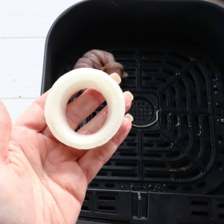 bacon wrapped onion rings air fryer