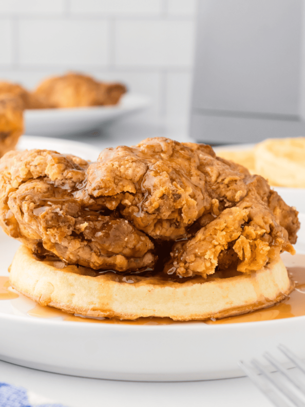 Air Fry Homemade Waffles Fork To Spoon