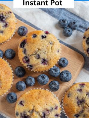 Instant Pot Blueberry Muffins
