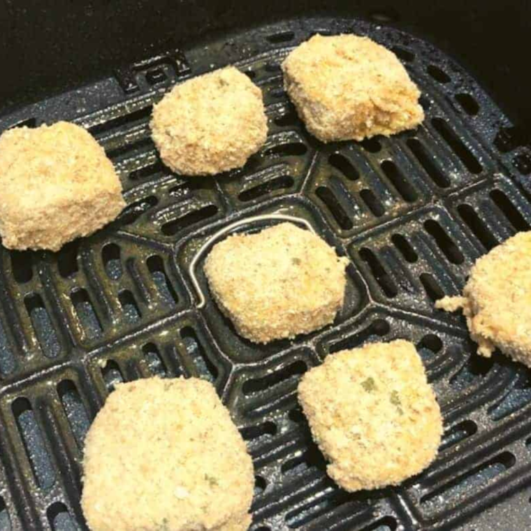 Place Air Fryer Fried Goat Cheese Balls in the air fryer basket, in a single layer.