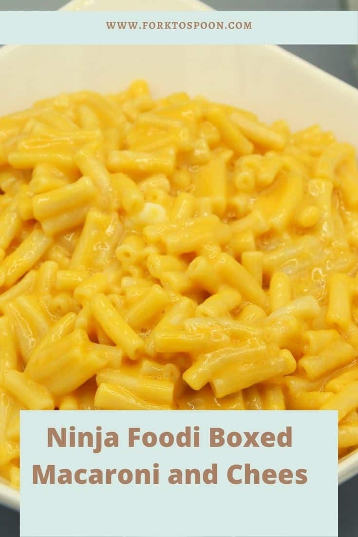 Ninja Foodi Boxed Macaroni and Cheese Fork To Spoon