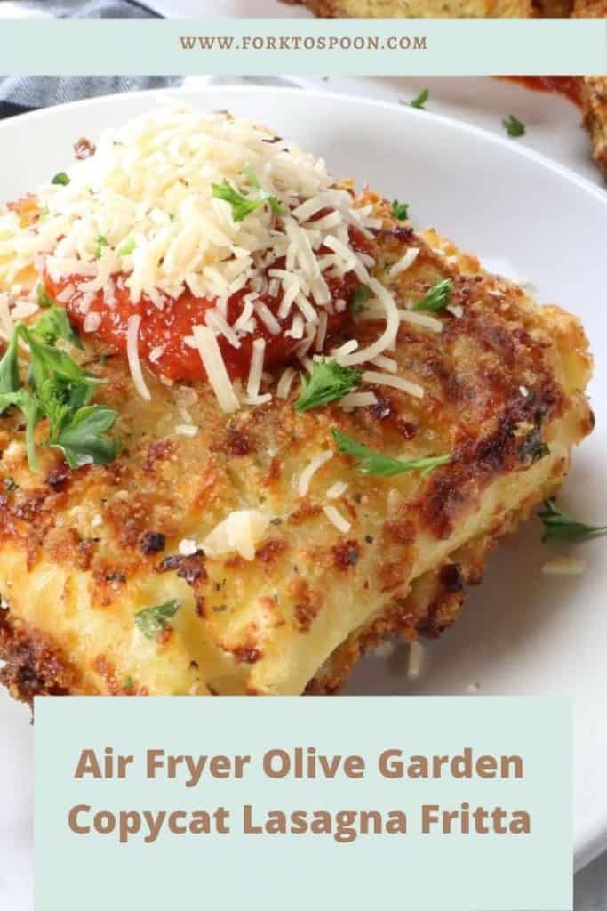 Air Fryer Olive Garden Copycat Lasagna Fritta