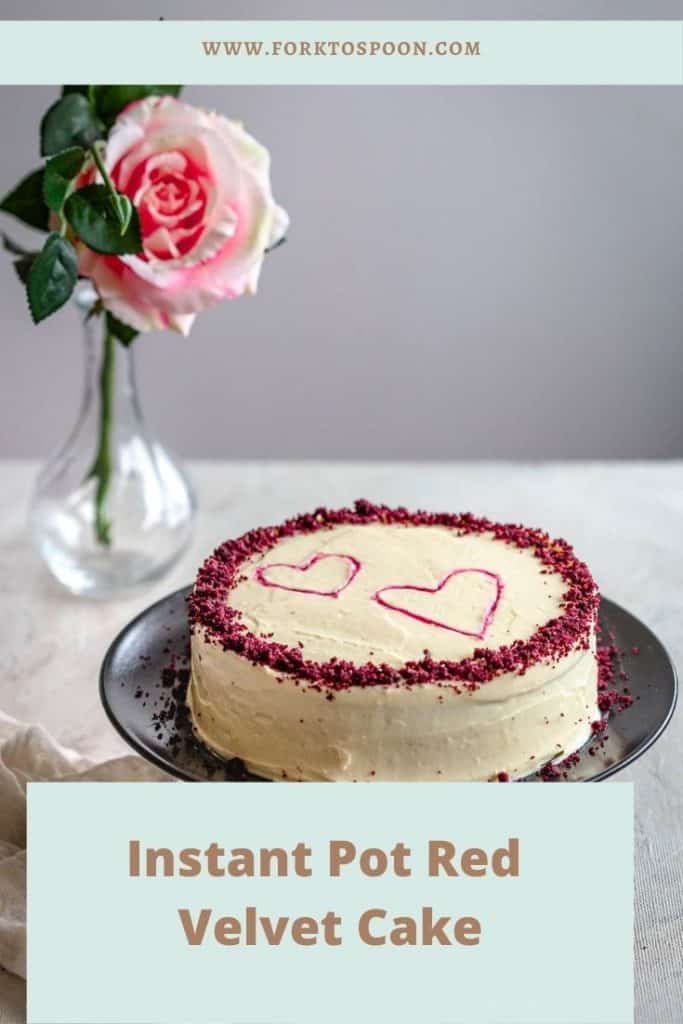 Instant Pot Red Velvet Cake