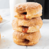 Air Fryer Jelly Donuts (Easy Strawberry-Filled Recipe)