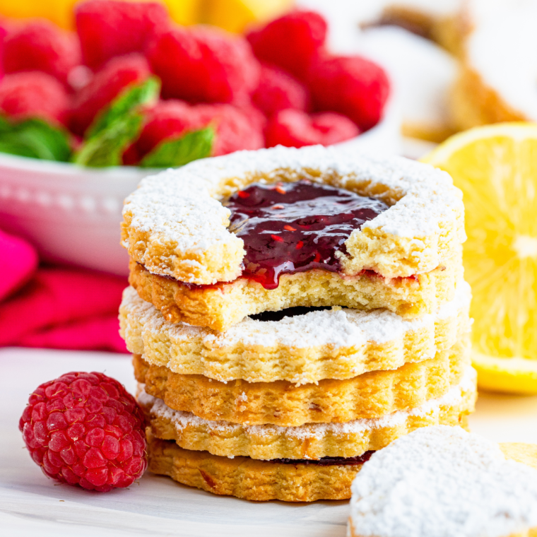 Air Fryer Linzer Cookies