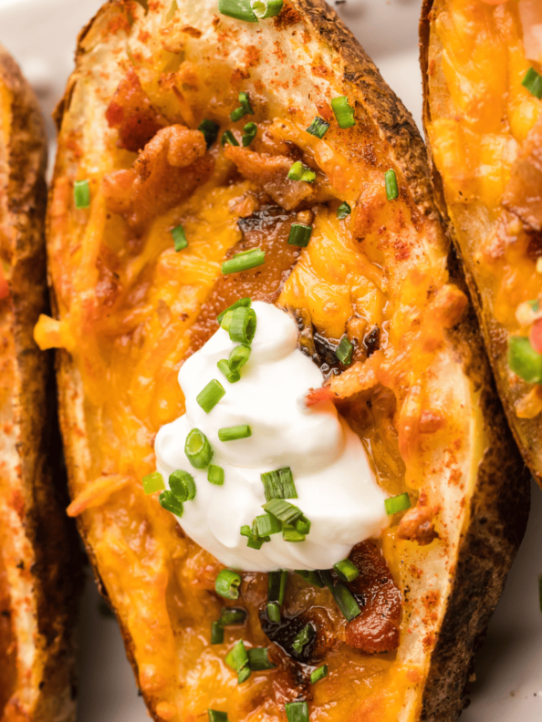 Air Fryer Easy Potato Skin Recipe - Fork To Spoon