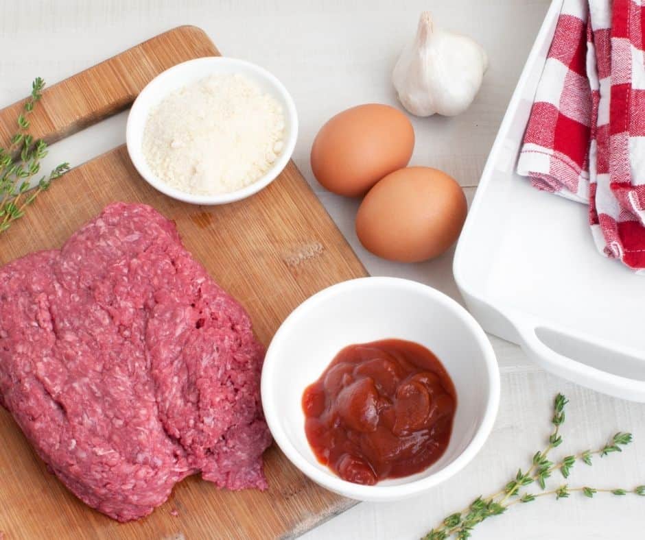 Ingredients Needed For Air Fryer Meatloaf: