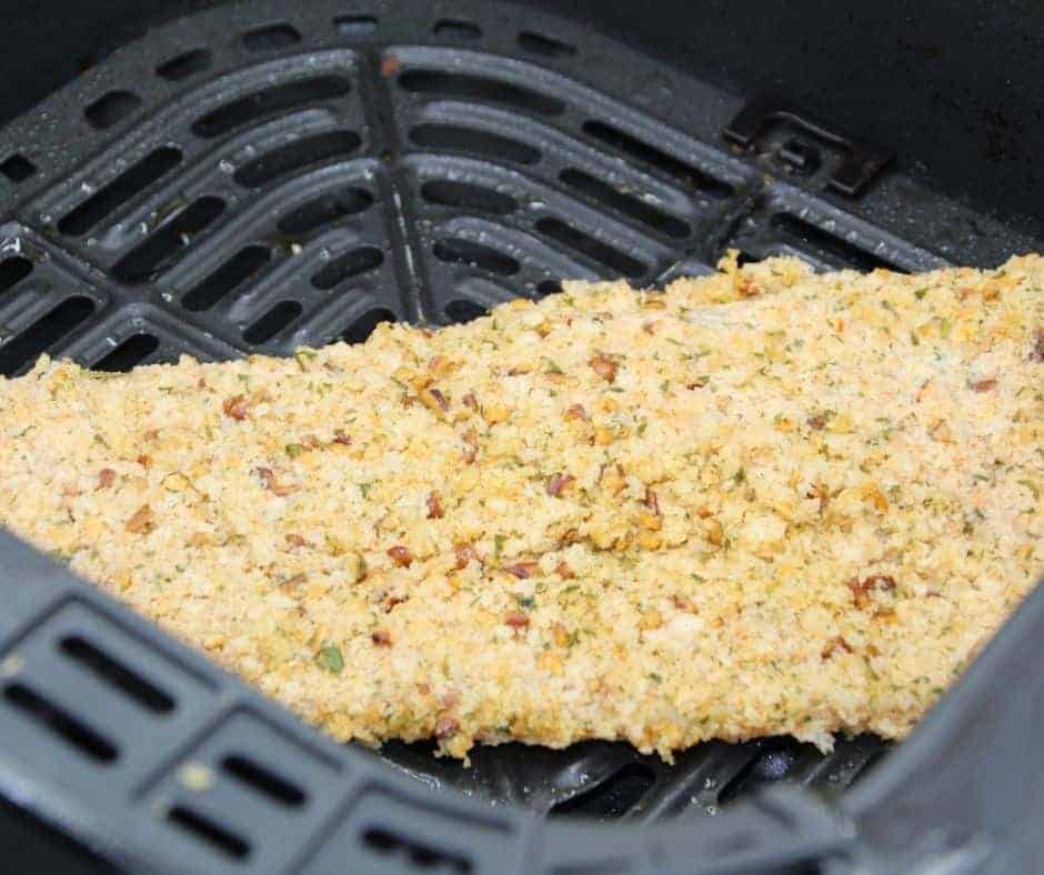 Air Fryer Pecan Crusted Trout