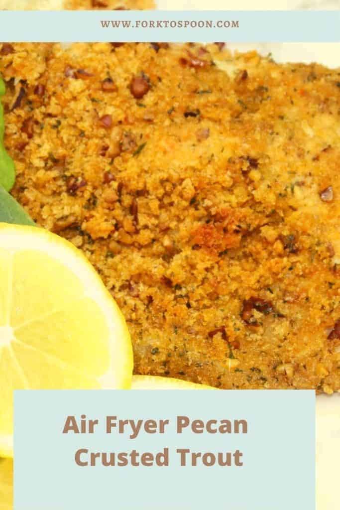 Air Fryer Pecan Crusted Trout