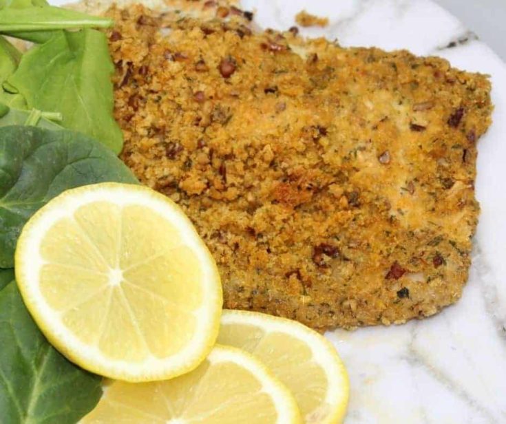 Air Fryer Pecan Crusted Trout