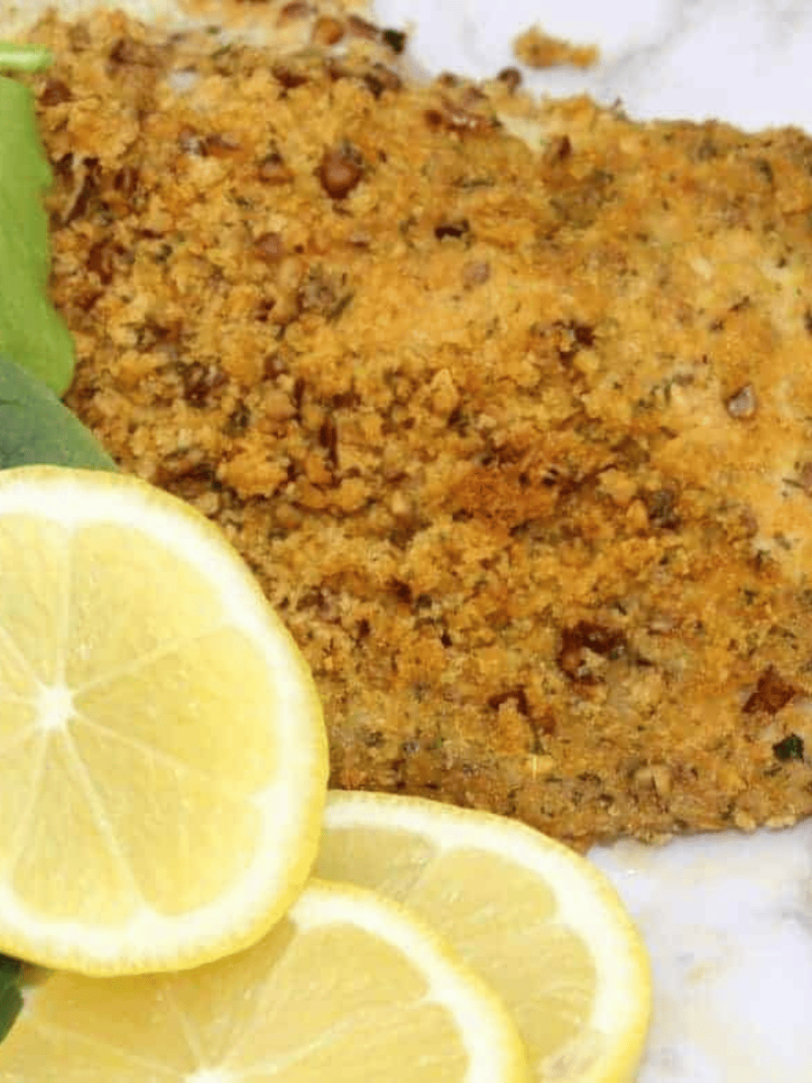 Pecan Crusted Chicken in the Air Fryer Fork To Spoon