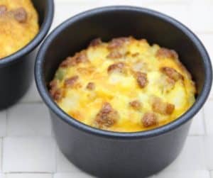 Air Fryer Sausage and Egg Bite Cups (Keto and Low-Carb)