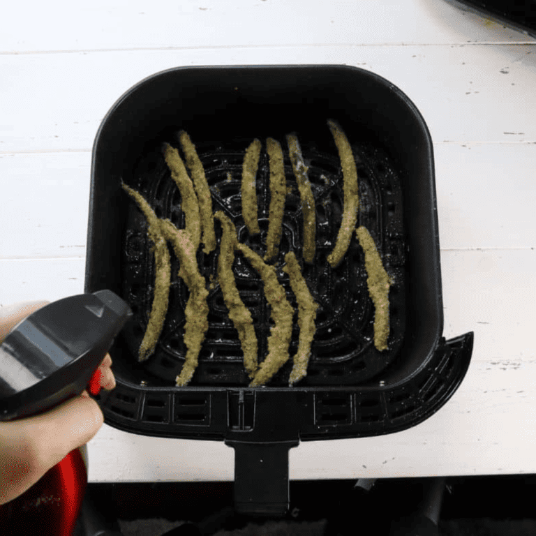 Air Fryer TGIF Friday's Green Bean Fries Fork To Spoon