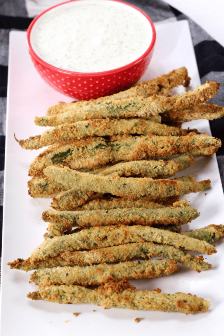 Air Fryer TGIF Friday's Green Bean Fries Fork To Spoon