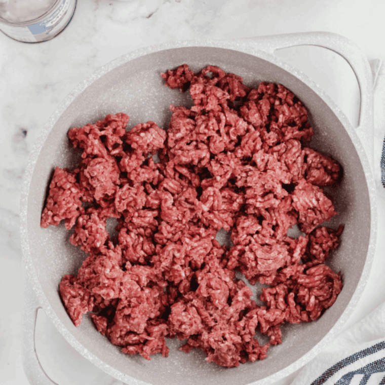 Season the ground beef, and divide into portions.