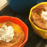 Easy Air Fryer Peach Cobbler For Two