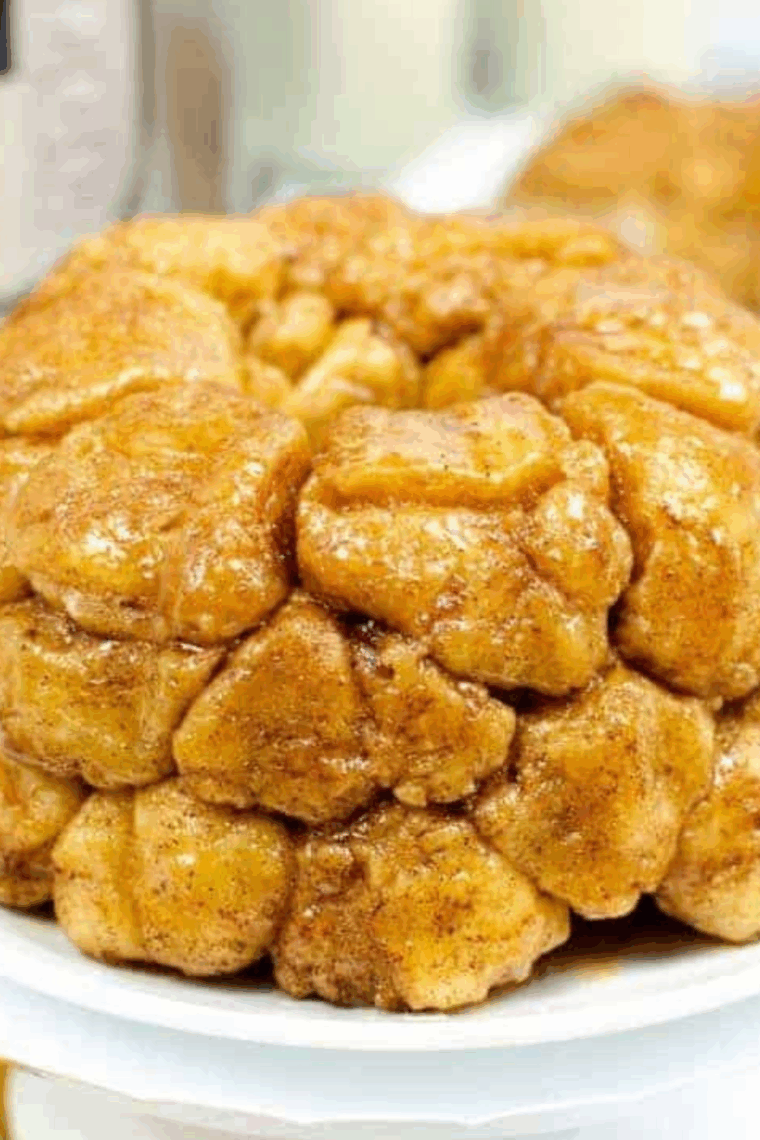 Pull-apart golden monkey bread fresh from the Instant Pot, ready to serve