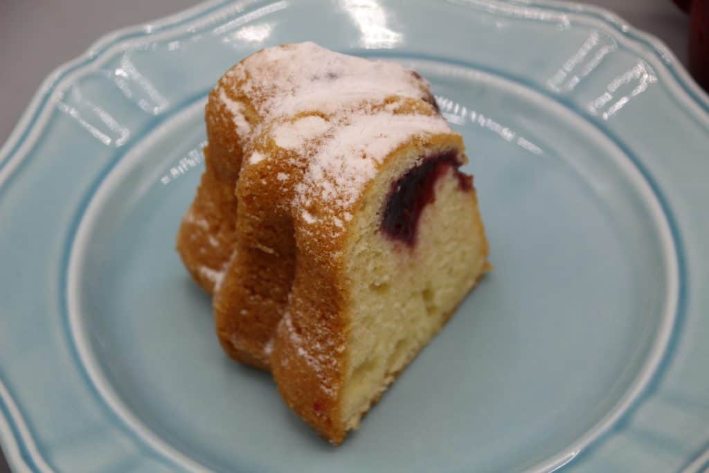 Raspberry Bundt Cake