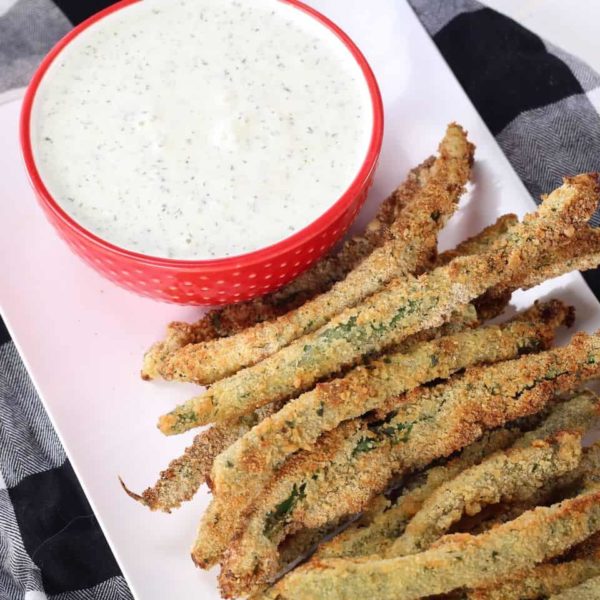 Air Fryer TGIF Friday's Green Bean Fries Fork To Spoon