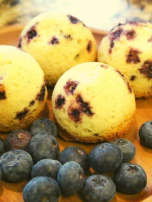 Instant Pot Blueberry Muffins