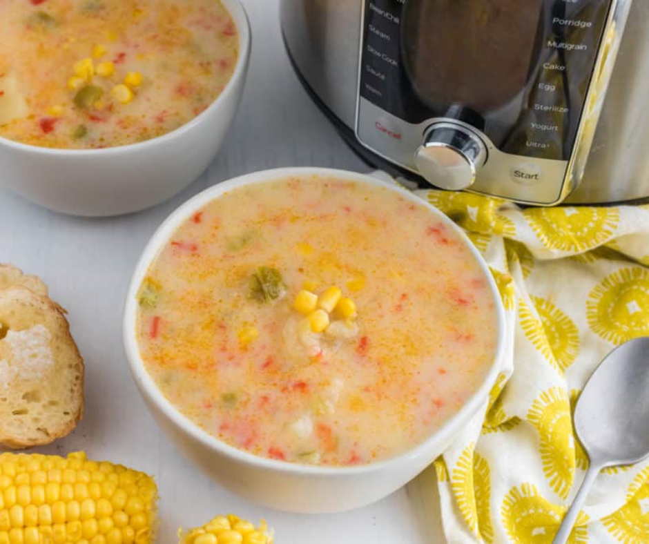 Instant Pot Copycat Panera Corn Chowder