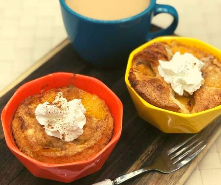 How To Make Air Fryer Peach Cobbler For Two
