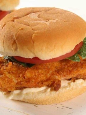 Air Fryer Wendy's Spicy Chicken Sandwich