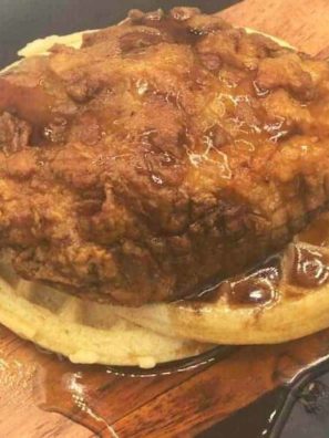 Air Fryer Chicken and Waffles